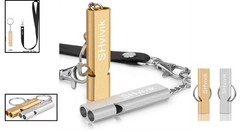 Dual-Tube Emergency Survival Whistles Set