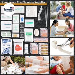 318 PCS Emergency Survival Kit, Survival Gear and Equipment First Aid Kit Med Su