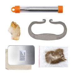 Fire Steel Starter Kit High Temp Sparks Flint Stone Striker for Outdoor Survival