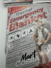 Emergency Blankets Lot Of 5/ex Large 52×82 Inches