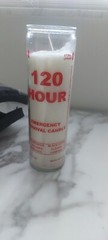 Emergency Candle, 120 hr Survival Candle A365 Made in USA Black outs Disaster *