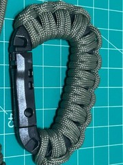 Sparrow’s Design/Paracord Carabiner Wrap Lanyard With Rope Carry Coils