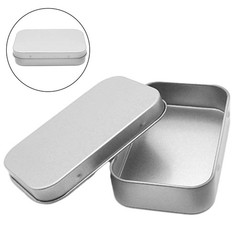 High Quality Tinplate Box Storage Case Small Items Sturdy Survival Travel