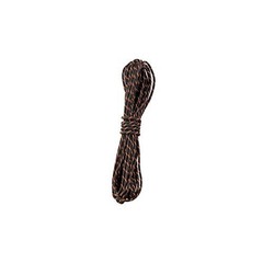550 Paracord with Reflective Tracer – 35 ft | Black/Orange Nylon Rope for