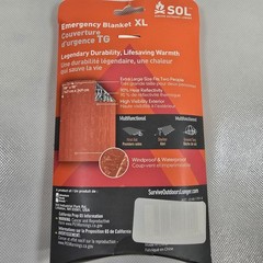 SOL XL Emergency Blanket Heavy Duty Reusable Thermal Survival Blanket