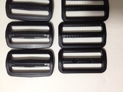 10 PC. GENERIC BLACK 2″ SLIDES ~ TRIGLIDES ~ ADJUSTERS ~ NEW!