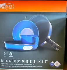 GSI Outdoors Bugaboo Mess Kit Camping Cookset Superior Backcountry Cookware S…