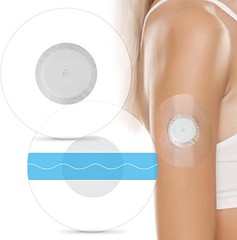 60Pack Hypoallergenic Waterproof Adhesive Patches for Freestyle Libre Sensors