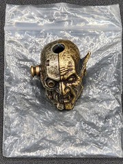 Paracord Bracelet DIY Accessories BEAD Pendant Brass Parts Vampire Bot Skull USA