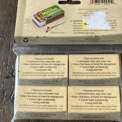 Lot Of 2 Packs Coghlans Waterproof Matches, Waterproof Striker Outdoors Model