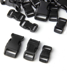 60-Pack Paracord Bracelet Buckles 5/8″ 1/2″ 3/8″ Plastic Side Release Clips