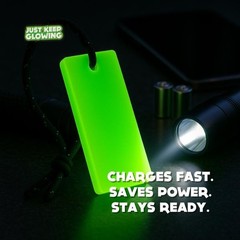 Glow in Dark Emergency Light Reusable Camping Survival Gear EDC