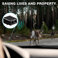 8 Pieces Deer Whistles for Vehicles, Car, Deer Horn Avoids Collisions Vehicles W