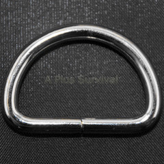 Lot of 100 Metal Welded 1″ D-Ring Paracord Bracelets Dog Pet Collars Leashes