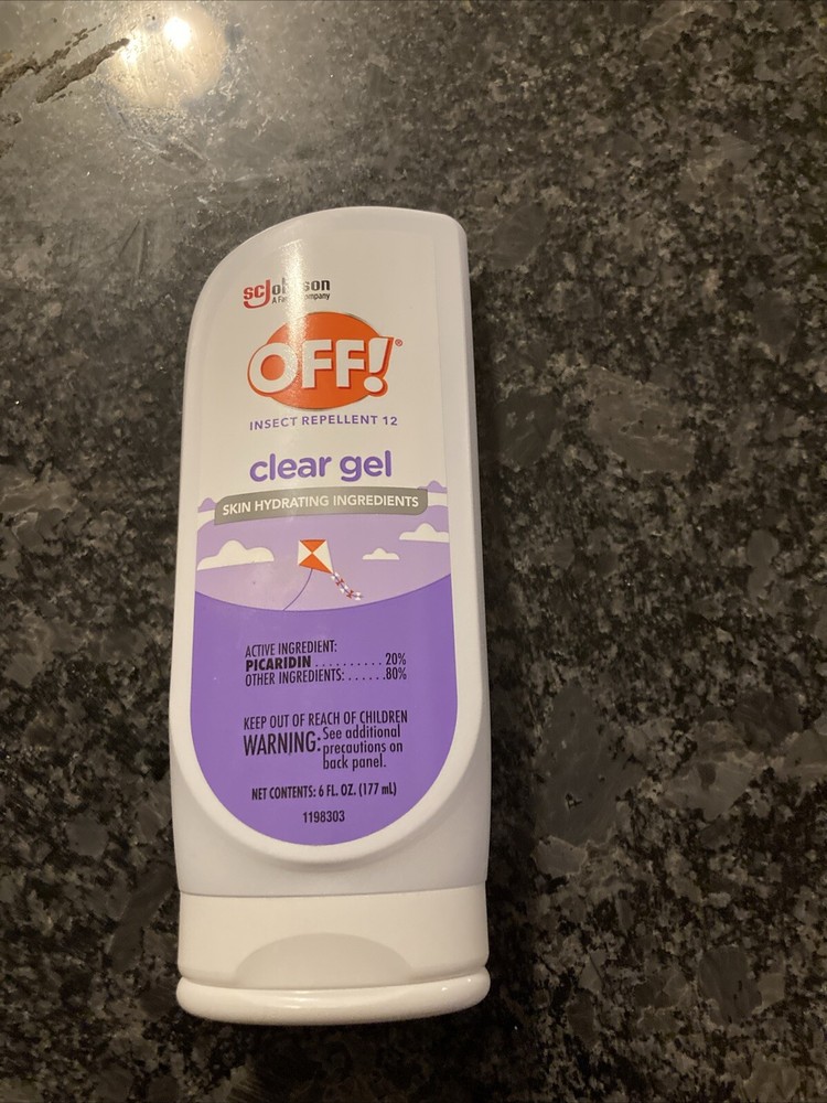 OFF! INSECT REPELLENT CLEAR GEL Fragrance-Free 8-hours Protection Skin Hydrating