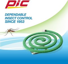 PIC Mosquito Repellent Coils – Box of 10 Coils – Outdoor Protection – Unscented