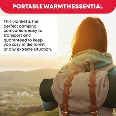 Military Wool Blanket 95% Wool Washable Perfect Outdoors Picnics Travel Car &