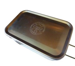 Esee Mess Tin Survival and First Aid Kit Container with Folding Handle and Lid