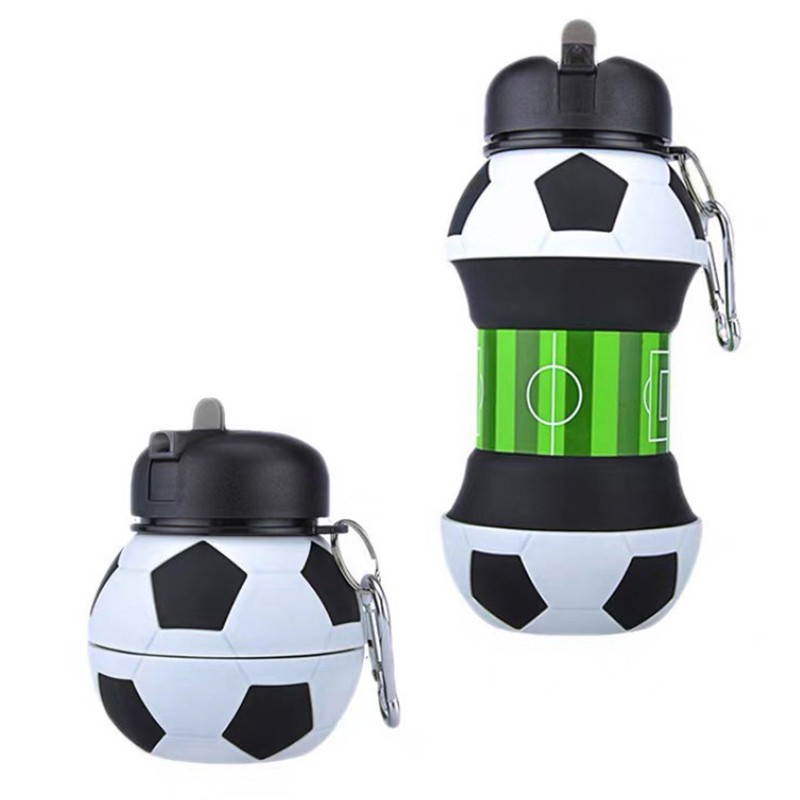 Fold Water Bottle Cups Mug Outdoor Sports Football Baseball Tennis Golf School