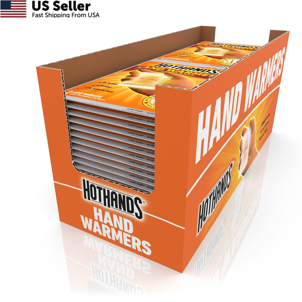 HotHands Hand Warmers – Long Lasting Natural Odorless Air 40 Pair, TAN
