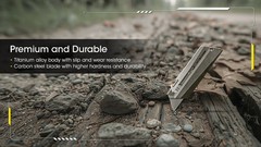 Nitecore NTK09 Titanium Utility EDC Knife