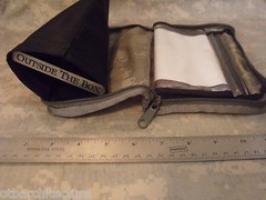 US Military «Squad Map Case» BLACK Nylon, Waterproof Document Protector USA Made