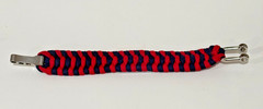 America 250 Adjustable Paracord Emergency Survival Bracelet w/USA Flag Tag