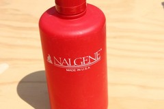 Vintage Nalgene FLPE Heavy Duty Fuel Red Bottle