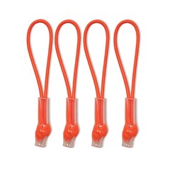 Orange Elite Zipper Pulls (Set of 4) replacement for Nike Bag – Paracord Dredz