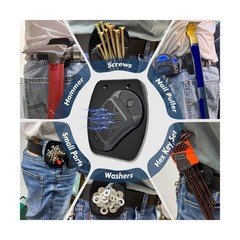 Magnetic Tool Holder, Full Metal Strong Magnetic Belt Clip Holster … Fast Ship