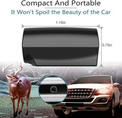 2 Pack Mini Deer Warning Whistles – High-Quality, No Residue & Easy Installation
