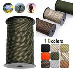 100M 9-core Paracord Rope Parachute Cord Camping Umbrella Tent Lanyard Strap