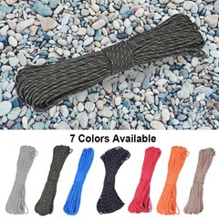 31m Reflective Multi Function Paracord Lanyard 9 Strand Core Rope For Camping