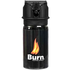 3 Pack Burn Pepper Spray 1.35 fl oz Self Defense Heavy Duty Flip Top Black