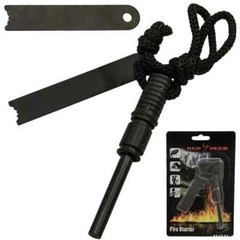 Magnesium Flint Fire Starter Emergency Fire Starter Camping Survival Paracord