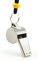 Whistle, 3 Pack Sports Whistles with Lanyard, Loud Crisp Sound Whistles Great fo