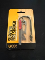 UCO Survival Fire Striker * Ferro Rod with Multi-Tool Red w/Paracord Lanyard