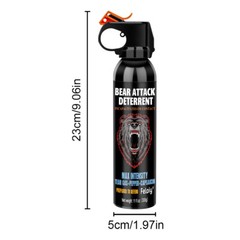 Feloiy BEAR Attack Deterrent Spray 11oz w/ Holster Outdoor Self-Defense