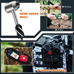 Skywod, Professional Survival Gear Set – First Aid Medium, White Camouflage