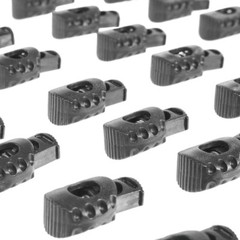 West Coast Paracord – Turtle Cord Lock Design – Black – 5, 10, and 20 Packs