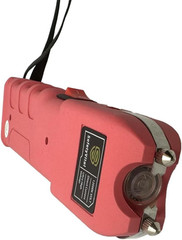 Pink Stun Gun Flashlight for Women Safety Rechargeable 6″