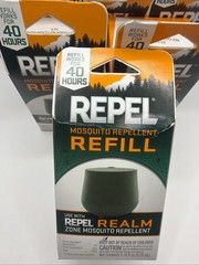 Lot of 6 Repel Realm Zone Mosquito Repellent Refills New In Box