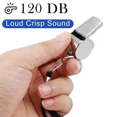 150 Pcs Stainless Steel Referee Whistles Bulk with Lanyard & Clip, Individual…