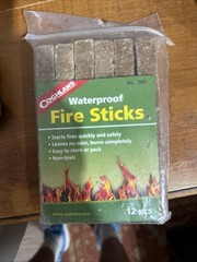 COGHLANS WATERPROOF FIRE STICKS #7940 (12 count) U.S. SELLER