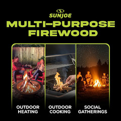 16″ Pine Aromatic Firewood, Natural Kiln-Dried for Fireplaces, Campfires, Wood S