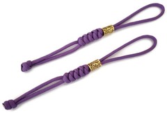 Paracord Lanyard/Keychain 550 (Lilac) Nordic Runes – 3 Variations (2 Pack)