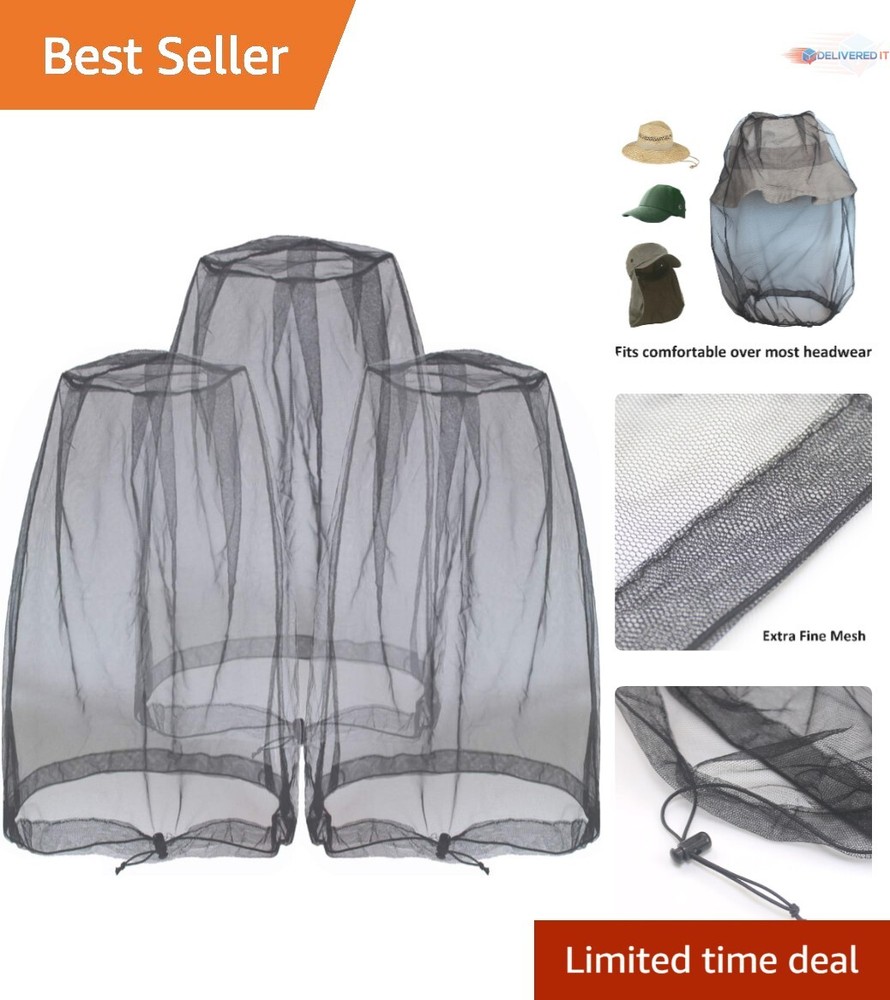 Mosquito Face Mesh Net Nylon 21x38in Insect Bug Bug Gnat Midge Outdoor