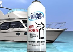 Boat, Marine, Air Horn Refill Canister Can, 8 oz. Boating Outdoor Sports Safety