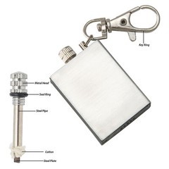 Permanent Match Fire Starter Survival Emergency Flint Metal Lighter Hiking New