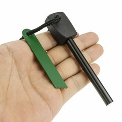 Fire Starter Lighter Magnesium Rod Flint Striker Emergency Camping Survival Kit